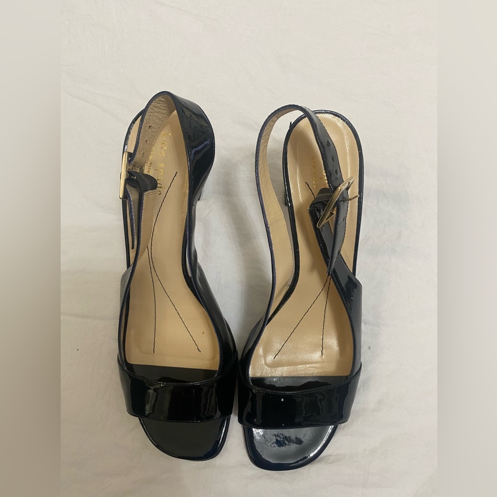 Kate Spade Black Slingback Heels